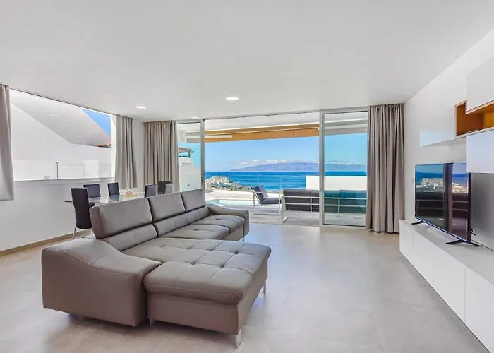 Feriehus Magnifico Con Vista Panoramica Y Piscina Privada Acantilado de los Gigantes